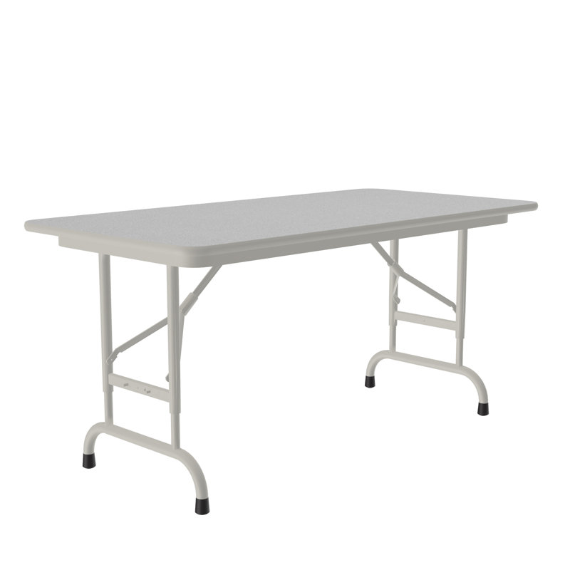 Table pliante réglable 48 po, Granite, 32" H x 48" L x 24" D