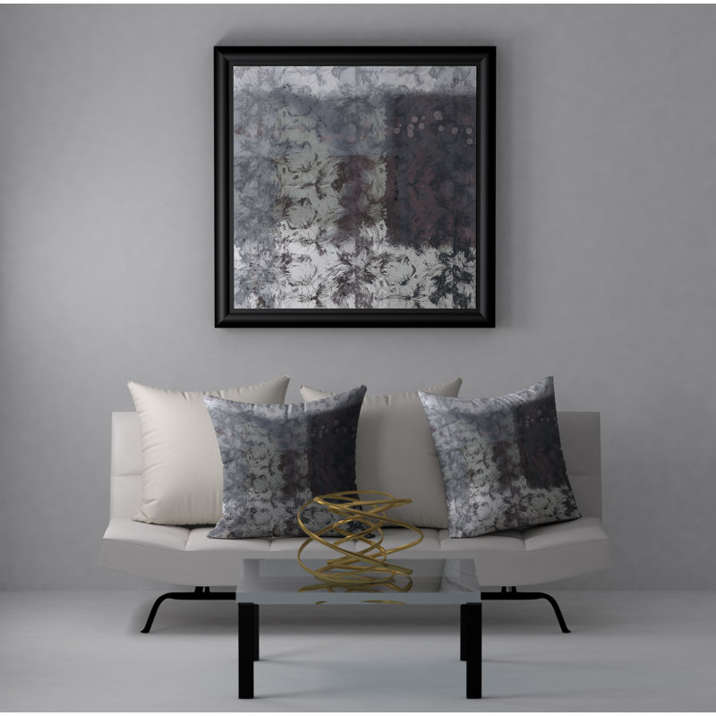 Abstract Reversible Throw Pillow, 20" x 20"