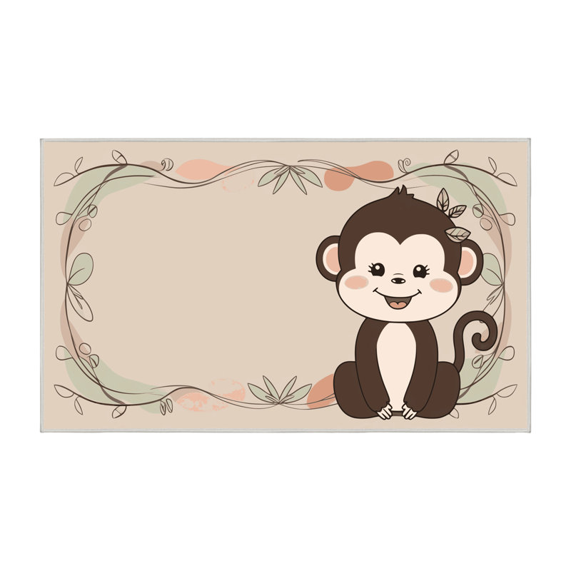 Tapis pour enfants East Urban Home, Rectangulaire 3 pi x 5 pi