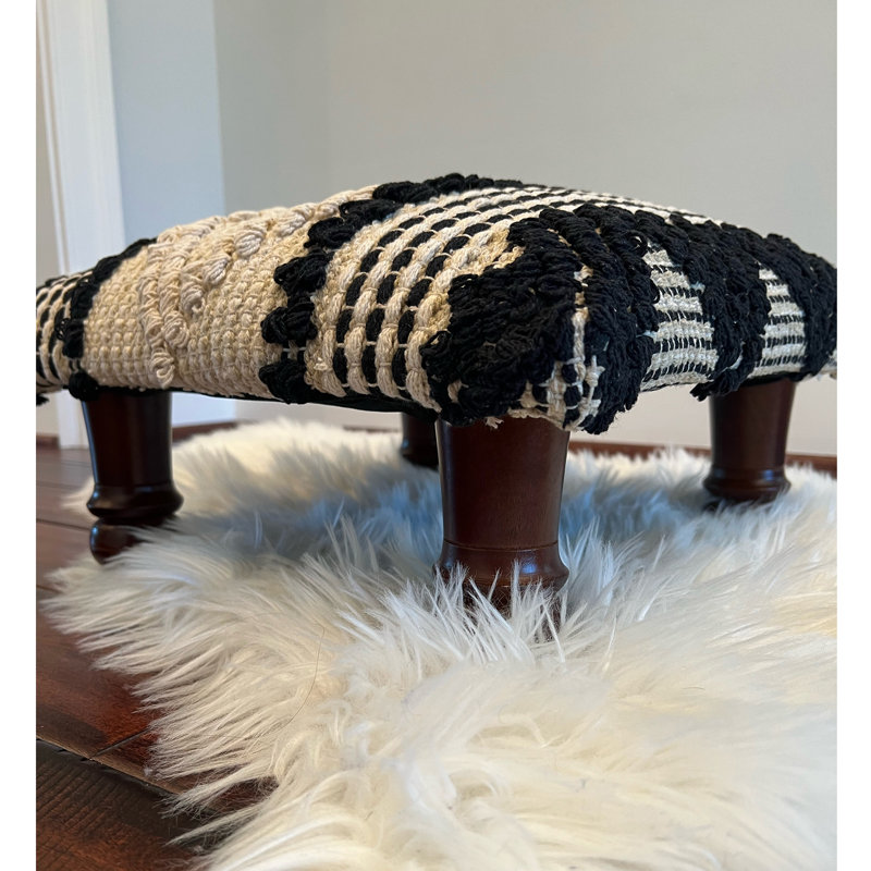 Ahlayla Solid Wood Accent Stool