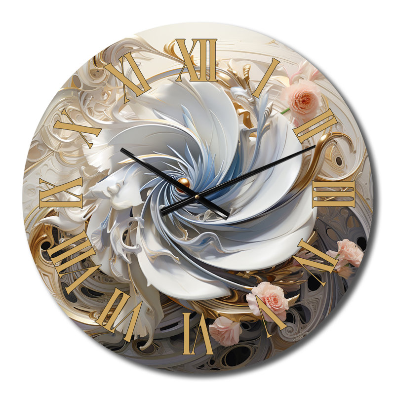 Horloge murale en métal, Petit