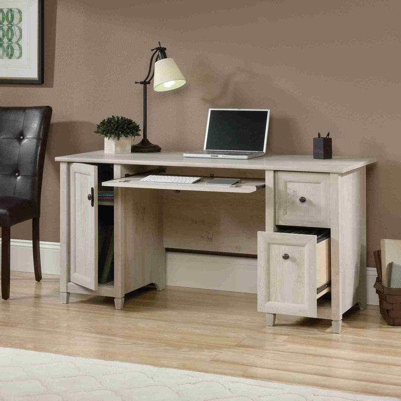 Computer Desk with Slide-Out Keyboard Tray