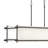 Tress 6-Light Hammered Metal Linear Chandelier-842805058