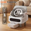 11L Open Top Automatic Cat Litter Box, Quiet Operation with Bio-Radar & Gravity Sensor,Works with 2.4G WiFi & 5G