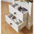 Farmhouse Side Table with Charging Station