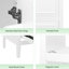 20" Bathroom Vanity Featuring White Ceramic Sink, Cabinet With Door, Drawer, Painted Finish, Efficient Setup 20-inch Door Shelf, Stainless Hinges, Stable And Quiet Function
