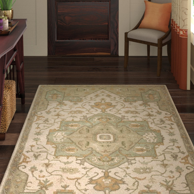 BuckHill Hand Tufted Wool Oriental Indoor Rug, Square 8'