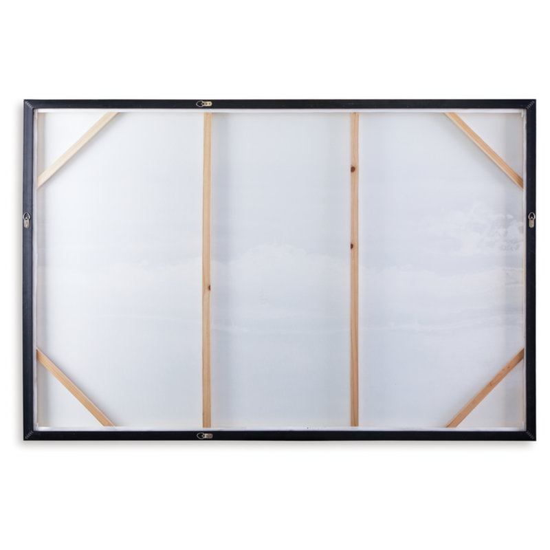 Large Abstract Gray and Gold Canvas Wall Art
