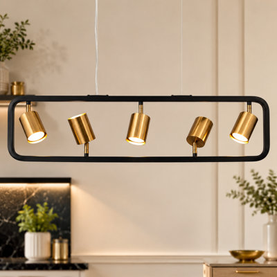 Lakeeta 5 - Light Kitchen Island Pendant