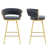 Black Seat/Gold Frame