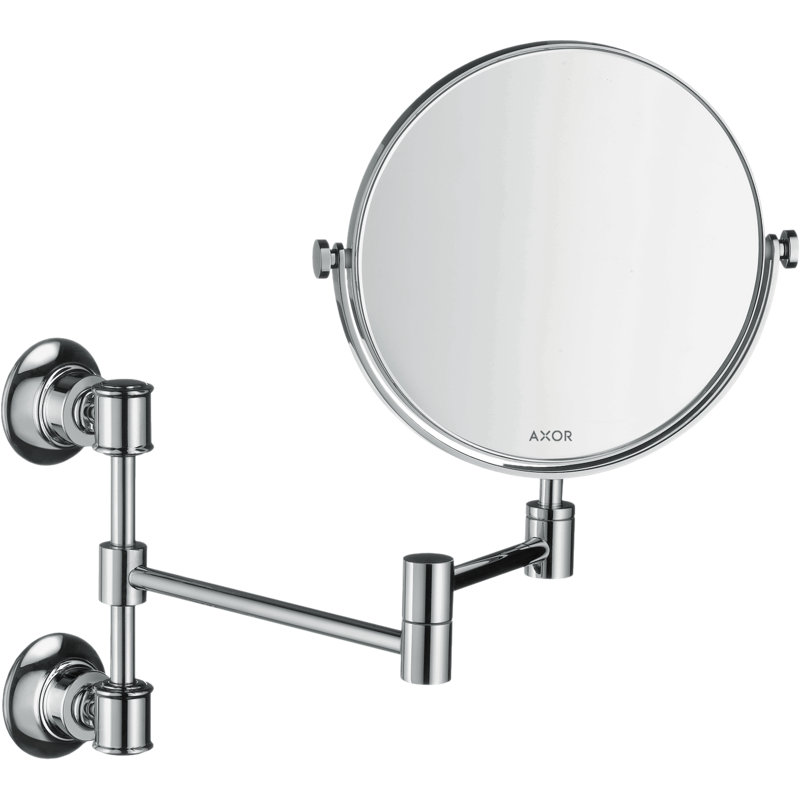 Montreux Flat Metal Wall Mirror, Chrome