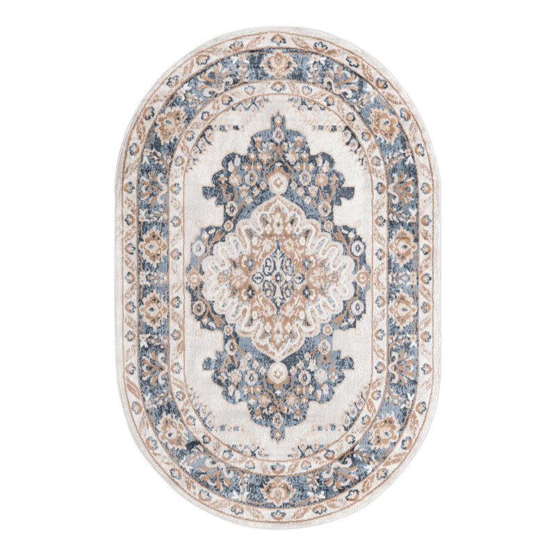 Oriental Indoor Rug, Oval 4' x 6'