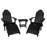 Mountain Bluff Adirondack Chair with Ottoman