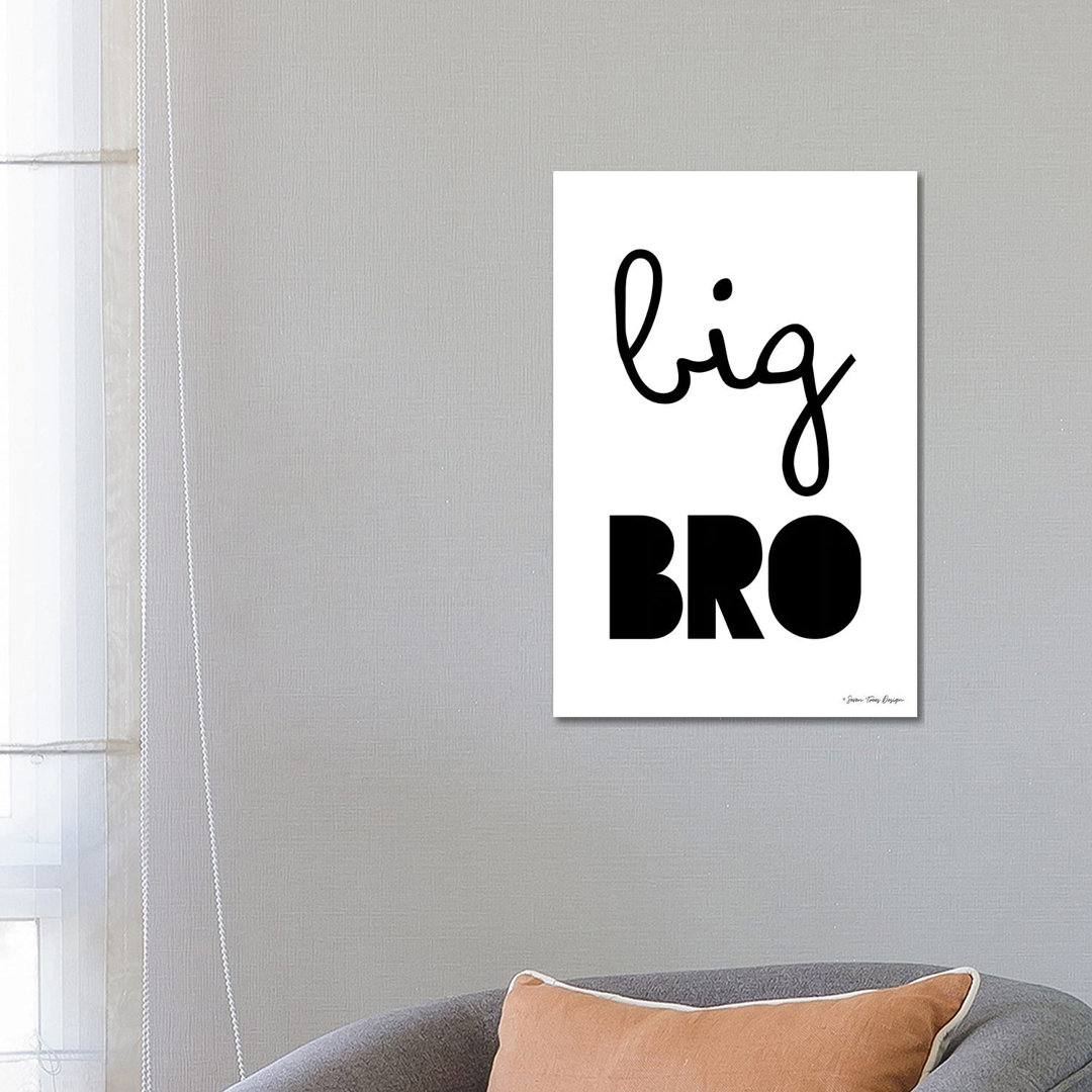 Big Bro von Seven Trees Design - Gallery-Wrapped Canvas Giclée on Canvas