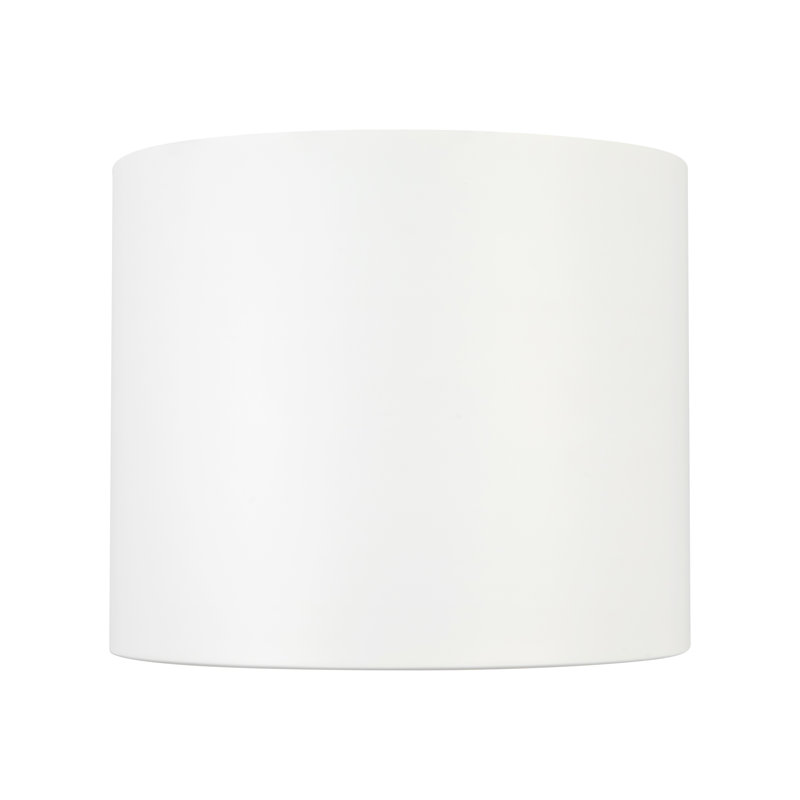 Uma 12-in Black dimmable LED Semi-Flush Mount, White