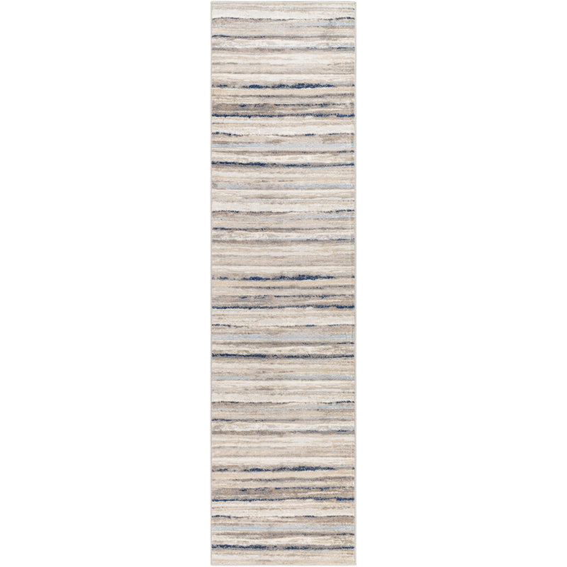 Banuelos Striped Indoor Rug, Runner 2'7" x 10'