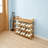 4-Tier Bamboo Shoe Rack Freestanding Shoe Organizer Entryway Open Shoe Storage Shelf for Bedroom Hallway Balcony