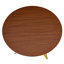 Round Dining Table, Small Round Kitchen Table With Metal Legs, Suitable For 2 To 4 People, Modern Dining Room Table-1470605362