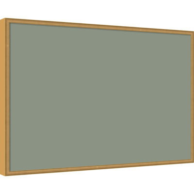 Tableau mural en tissu encadré, 37 x 25 cm, motif vert sauge.