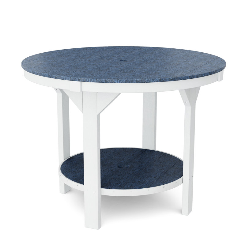 Heritage 48" Pub Table, Patriot Blue/White