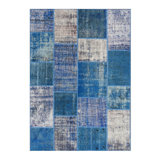 Hand Knotted Geometric Area Rug