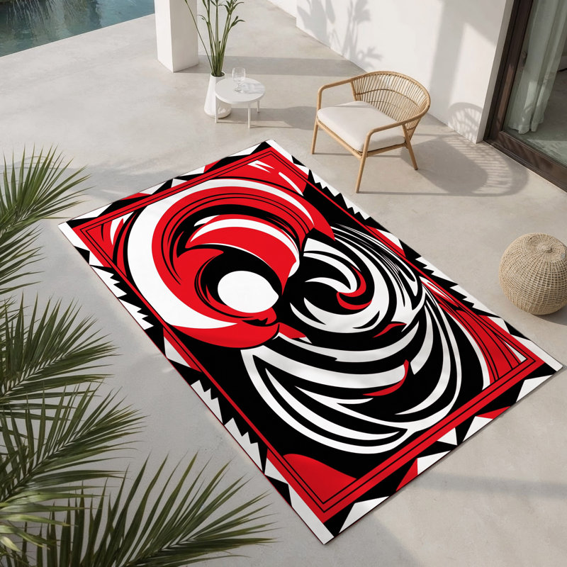 Tapis intérieur et extérieur Dusk Dream, Rectangle 1'6" x 2'6"