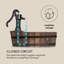 Outdoor Wood Metal Waterfall Fountain