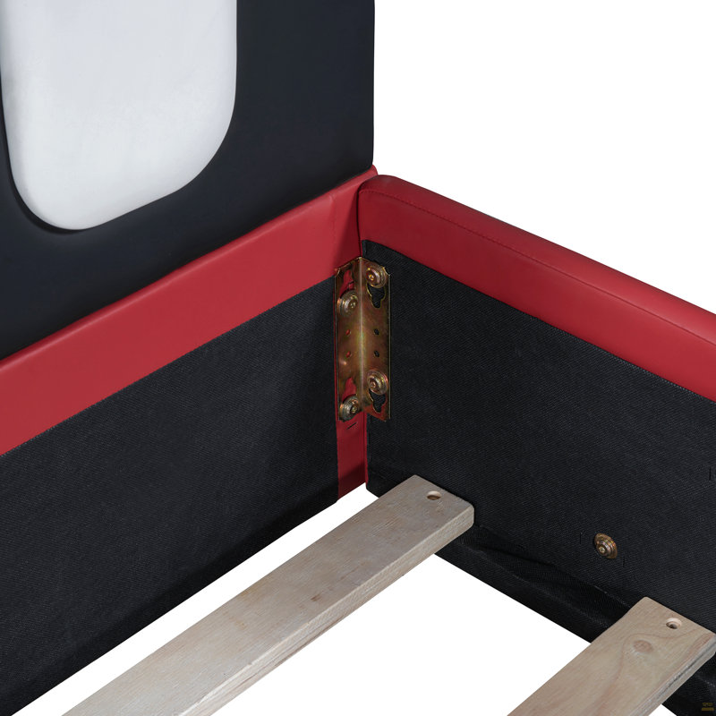 Lit plateforme simple avec roulettes