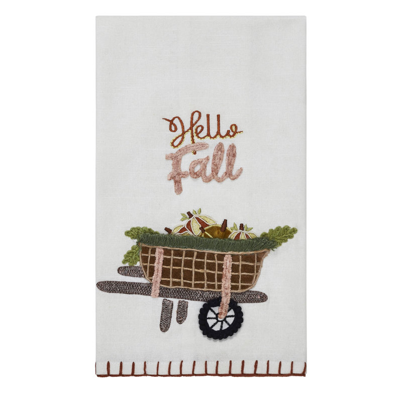 Hello Fall Tea Towel 19x28