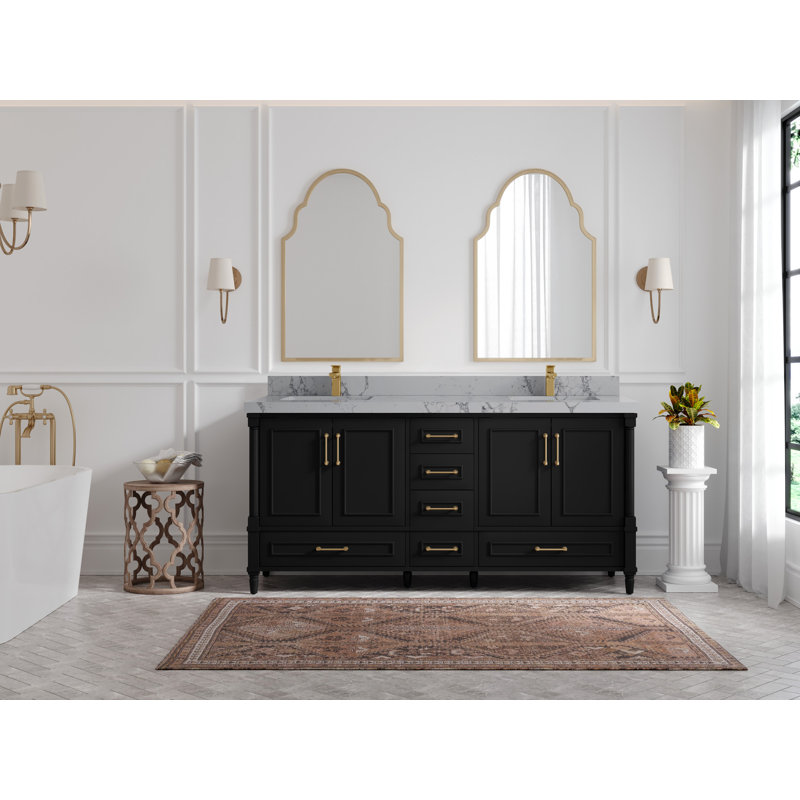 Ensemble de meuble-lavabo double 72 po Aberdeen, Venatino