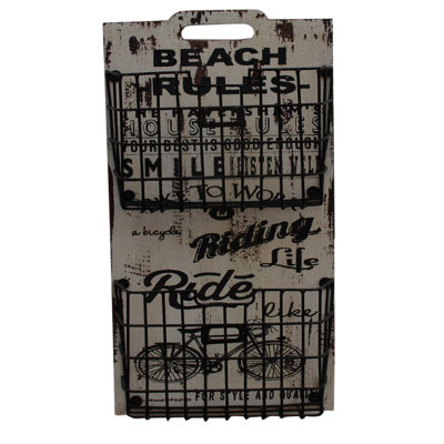 Wall Organizer with Wall Baskets