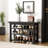 Solid Wood Shoe Storage Bench - 39-Inch Height-465676989