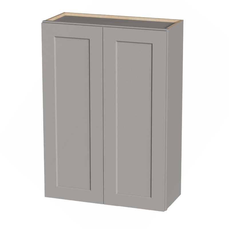 Armoire murale 36 po gris foncé avec tablettes réglables pour la cuisine, la salle de bain et la buanderie, Grey