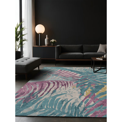 Tapis gris soyeux et moelleux