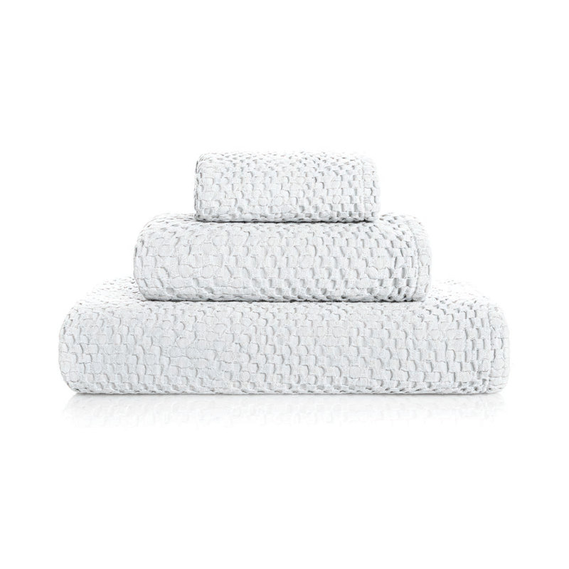 Be Vegan Waffle Fingertip Towel, White
