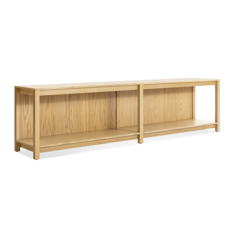 Open Plan Storage Bench, White Oak