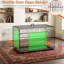 Cage pour chien Cage pliante en métal pour chien de 42 po avec chenil pour chien avec cage à double porte et plateau amovible