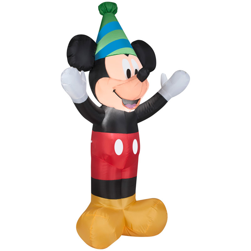 Disney Mickey avec chapeau de fête gonflable