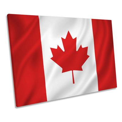 Flag Of Canada - Wrapped Canvas Print