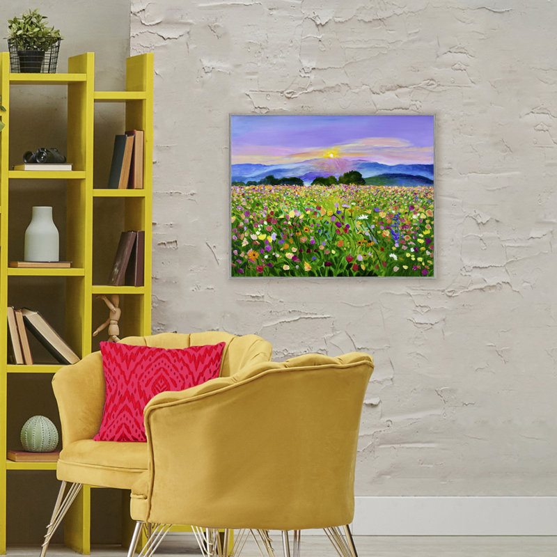 Giclée encadrée de bonbons colorés, design par Lee Ann Zirbes, H 24 po x l 30 po, Estampe numérique Farmhouse