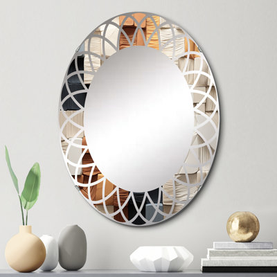 Flamoudi - Miroir mural moderne ovale