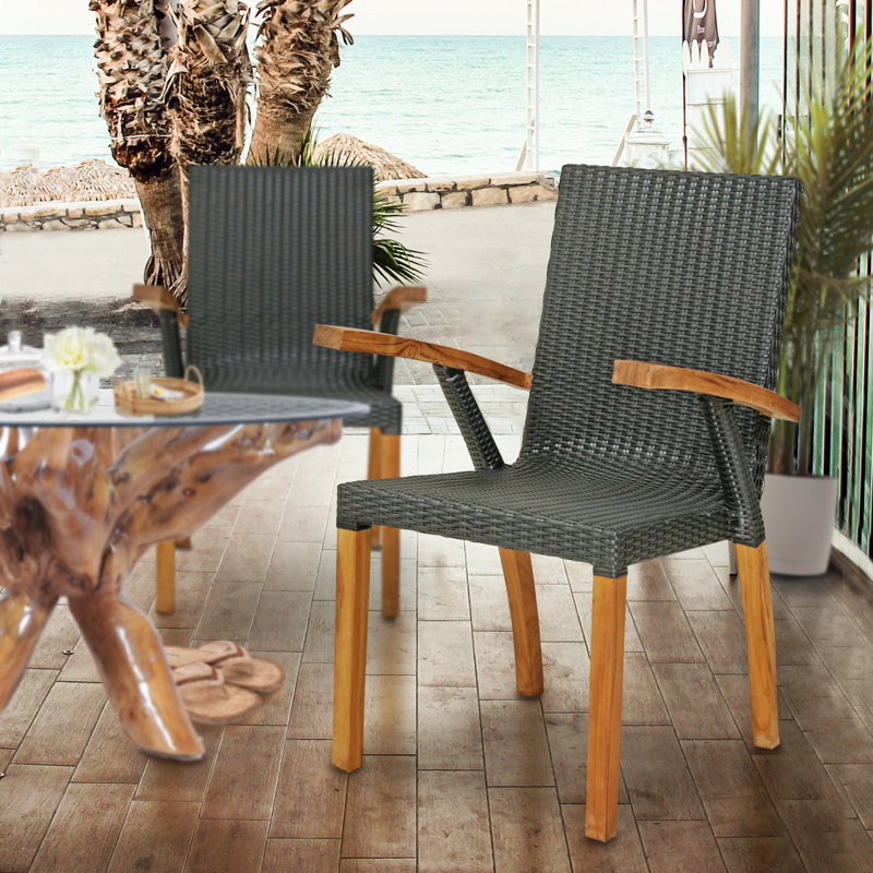 Bali Outdoor Teak Dining Armchair