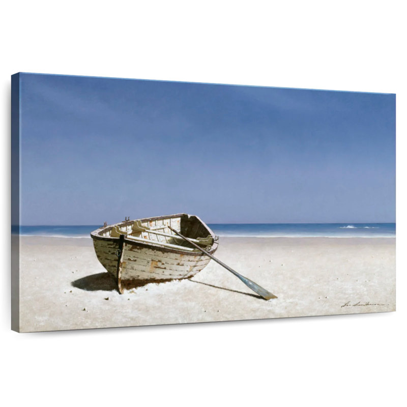 Mehar Beached Boat I, 8" H x 12" W