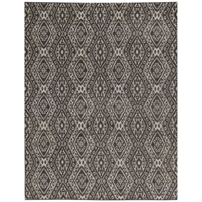 Hand Woven Wool Geometric Area Rug