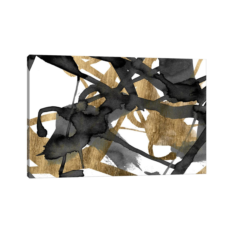 Luxe Gold II by Jennifer Goldberger - Wrapped Canvas Gallery-Wrapped Canvas Giclée, 101.6 cm H x 66.04 cm W x 1.91 cm D