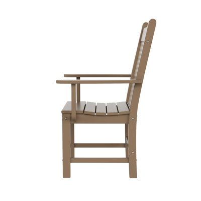 Laguna Plastic Outdoor Dining Armchair