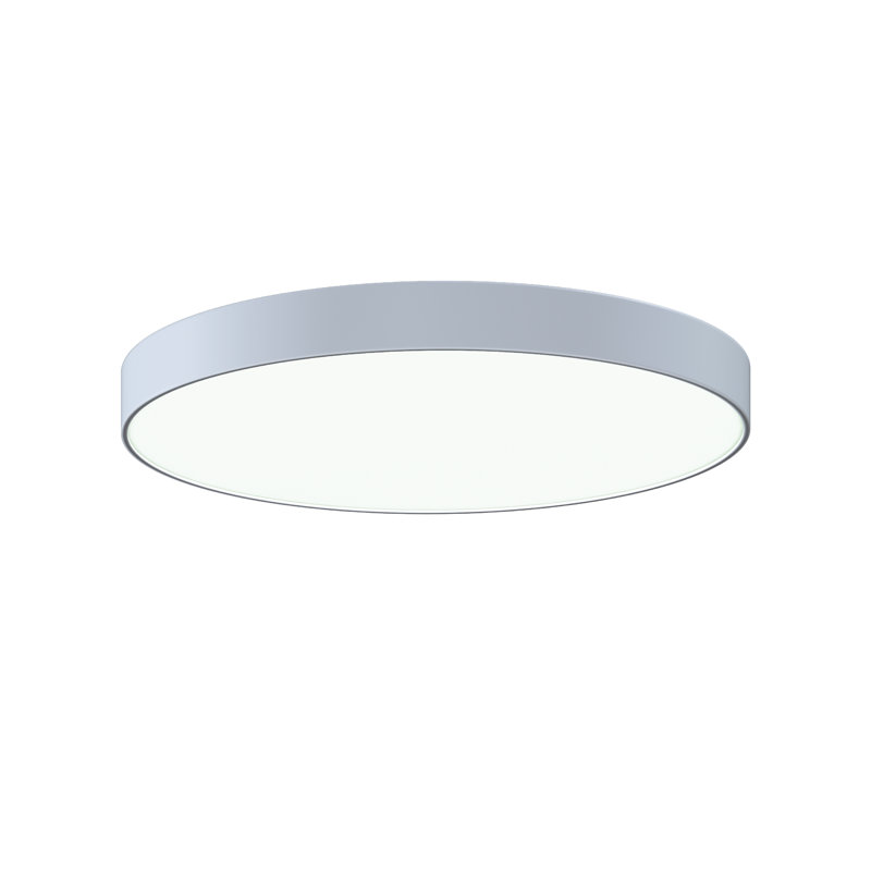 Plafonnier encastré 1 lumière DEL Pi, Blanc satiné, H 4 po x l 23,75 po x P 23,75 po, 3000 K