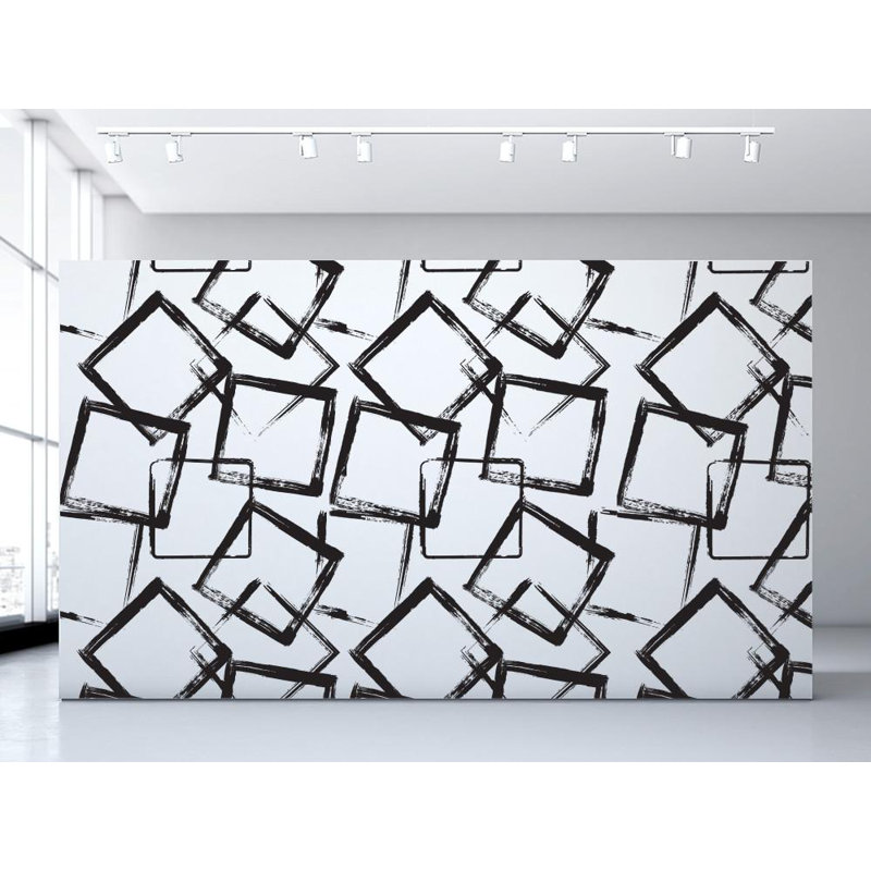 Rouleau de papier peint géométrique L 27 pi x l 25 po Giant Cubes