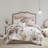 Soft Cotton Cal King Bedding Sets, Shabby Chic Floral Bedroom Home