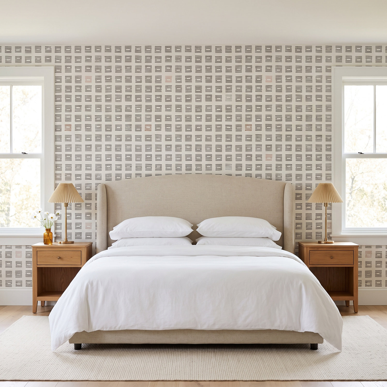 Caroline Z Hurley Wallpaper Roll, Charcoal